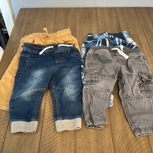 Stylish Kids Denim and Cargo Pants Set